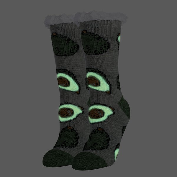 Avocado Life Sherpa Slippers
