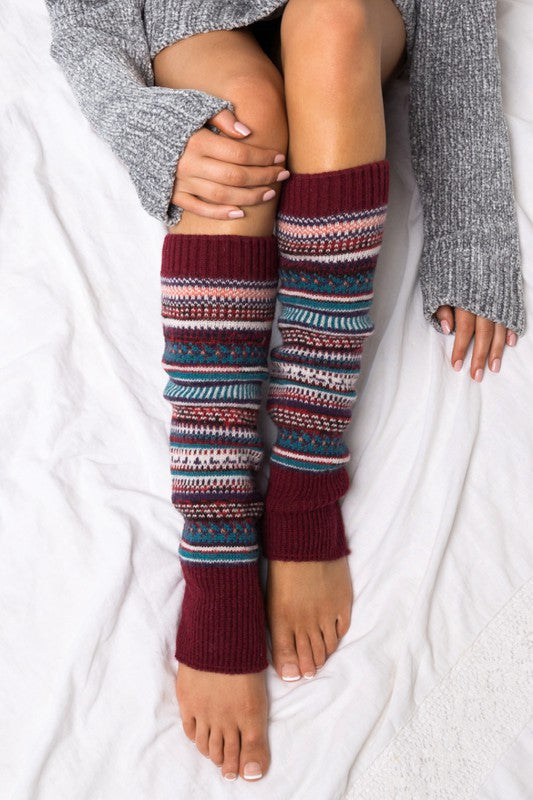 Short Fairisle Legwarmer